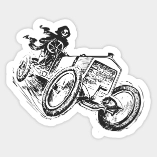 death rides on Sticker